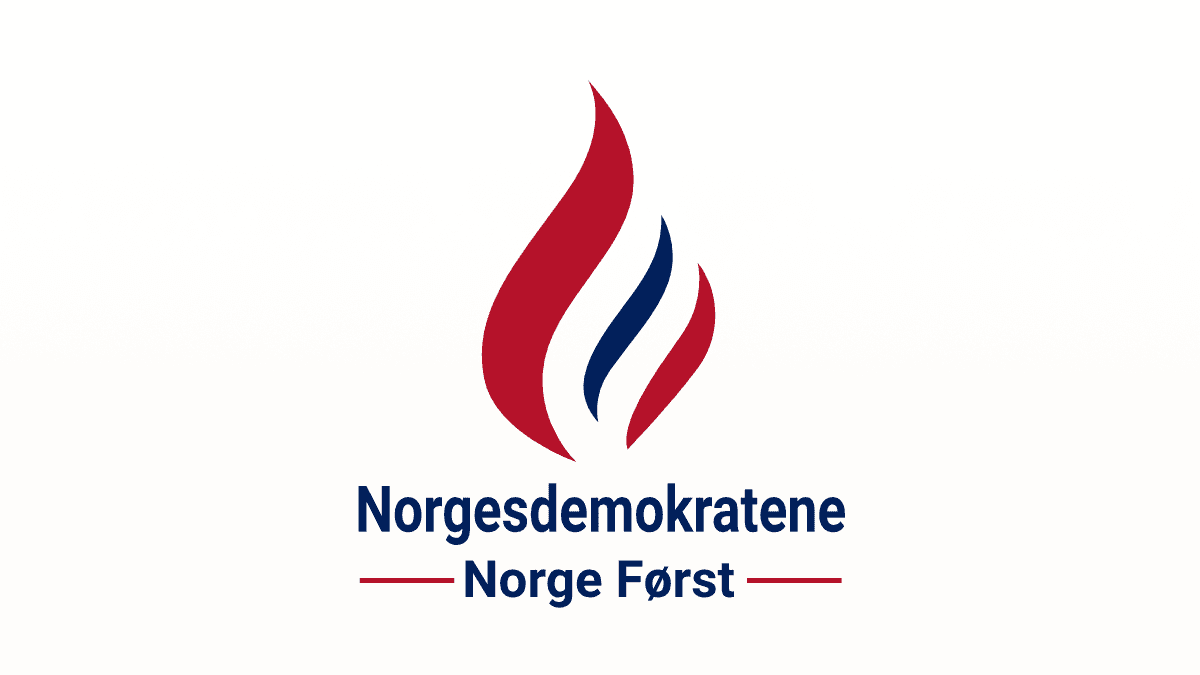 Norge Først Logo med hvit bakgrunn